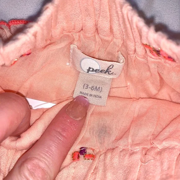 PEEK NWT 3/6 bright flowery flowy skirt and top set- dress set NWT - Picture 3 of 5